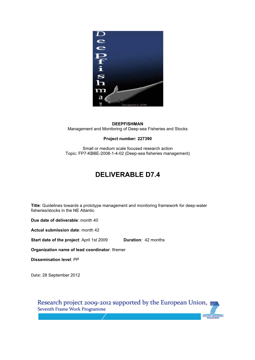 Deliverable D7.4