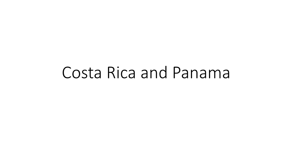 Costa Rica and Panama Costa Rican Flag Map of Costa Rica Post Card Costa Rica