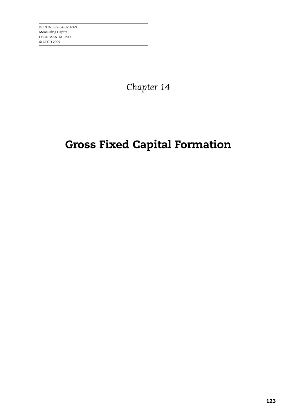 Gross Fixed Capital Formation