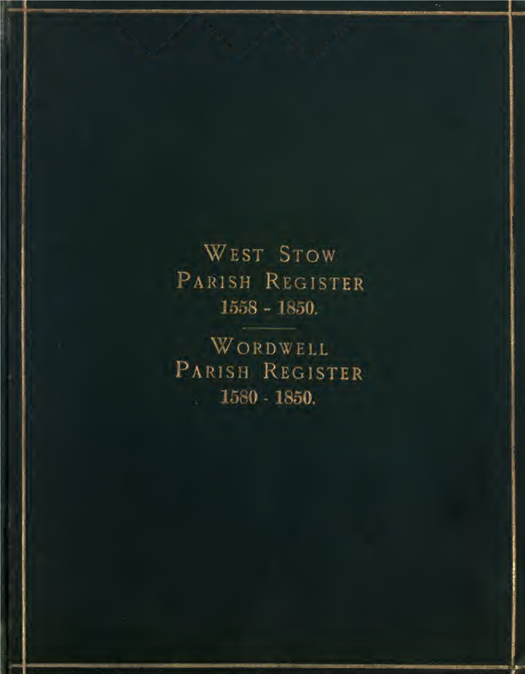 West Stow Parish Registers