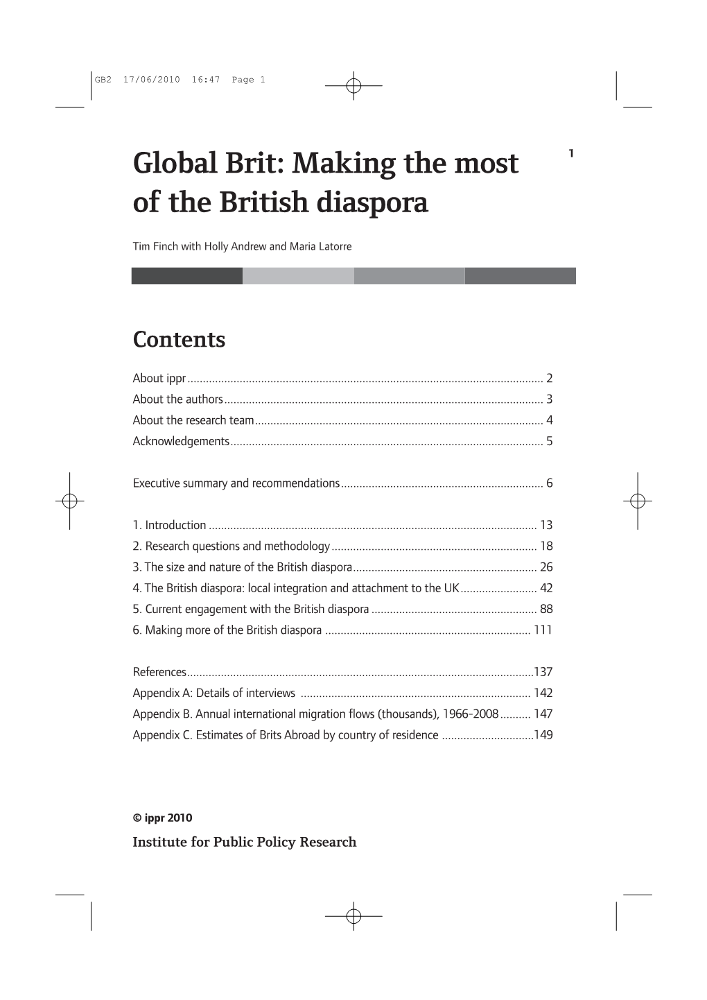 Global Brit: Making the Most of the British Diaspora