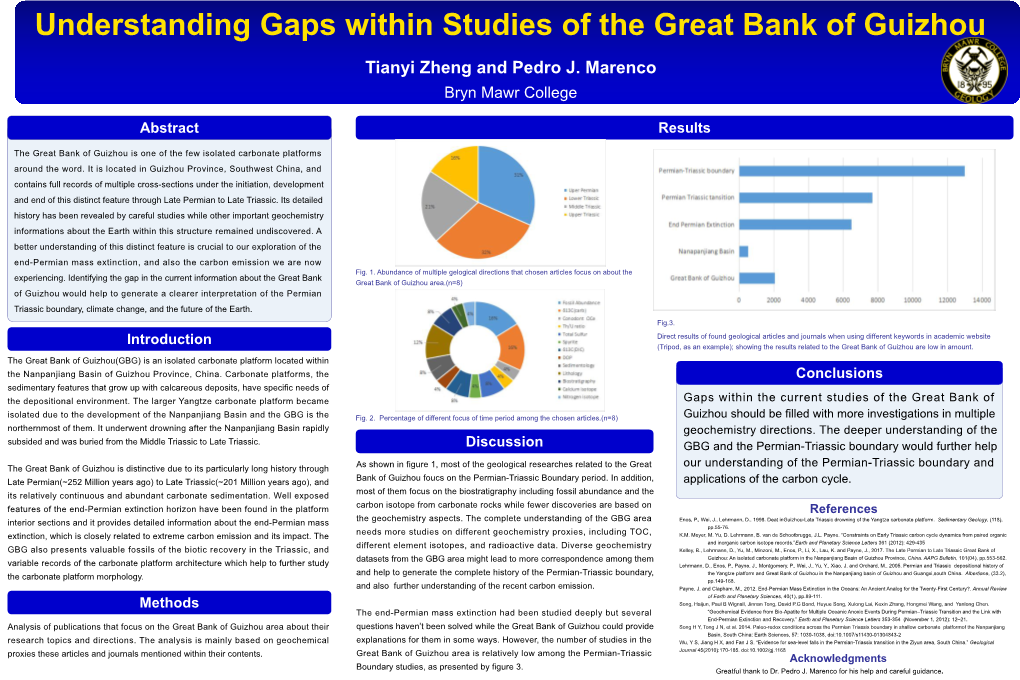 Understanding Gaps Within Studies of the Great Bank of Guizhou Tianyi Zheng and Pedro J