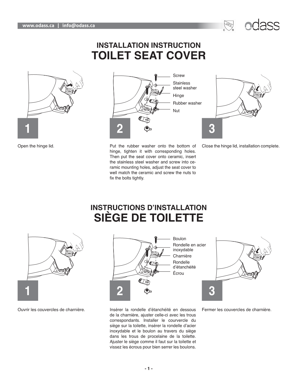 Toilet Seat Cover Siège De Toilette