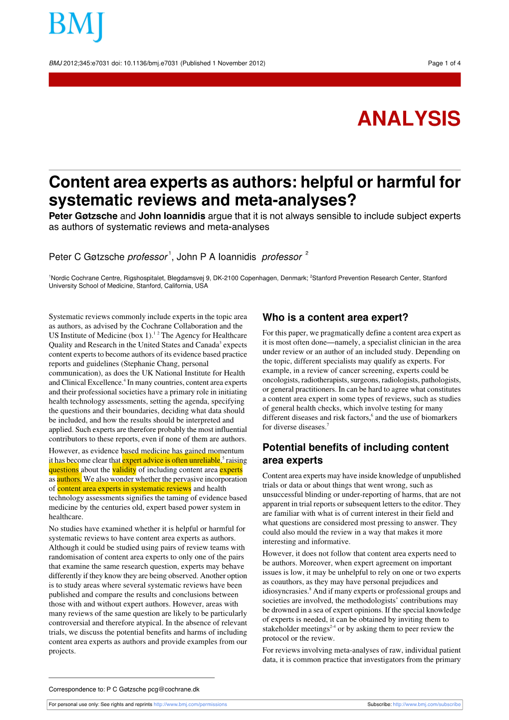 Helpful Or Harmful for Systematic Reviews