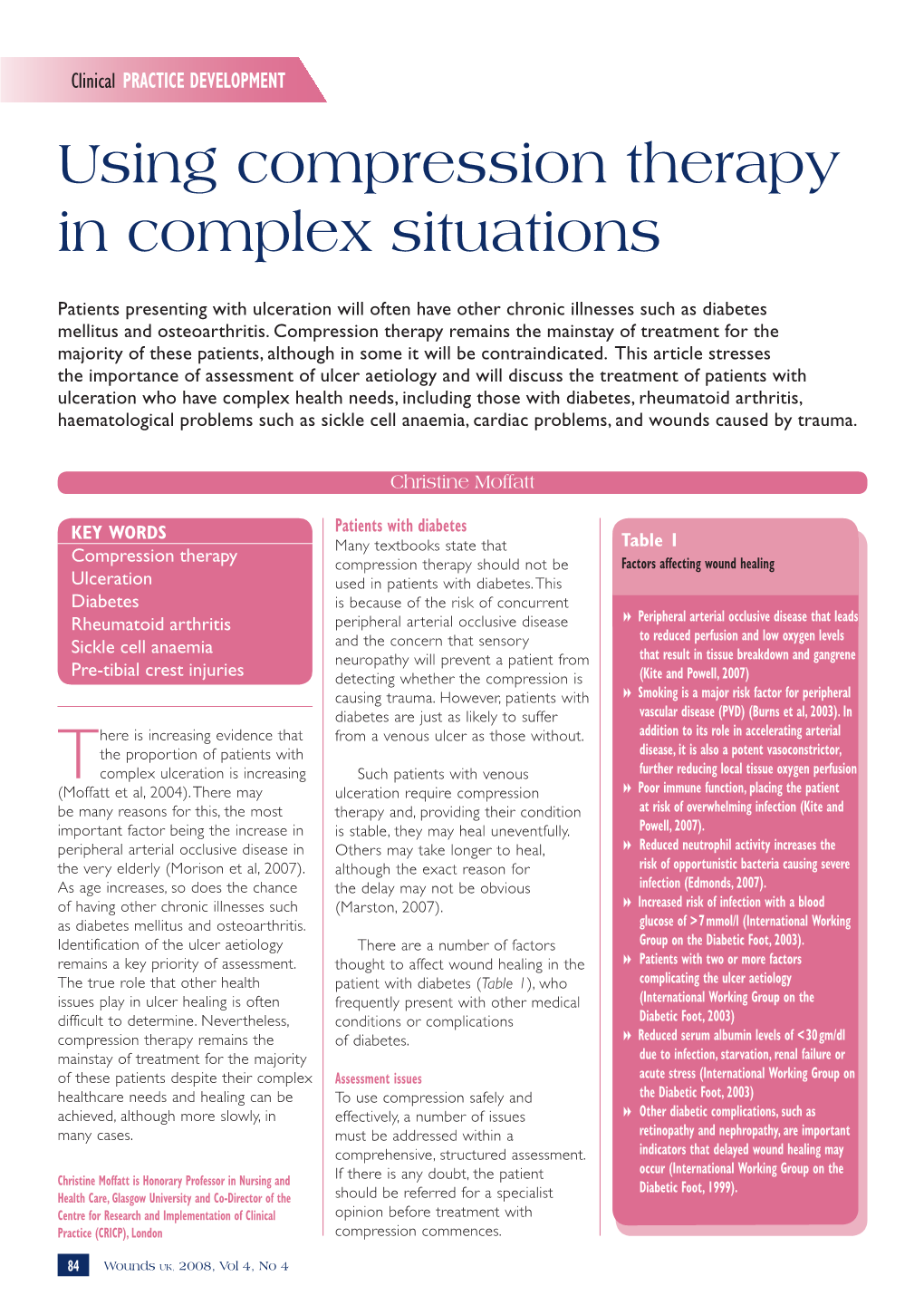 Using Compression Therapy in Complex Situations