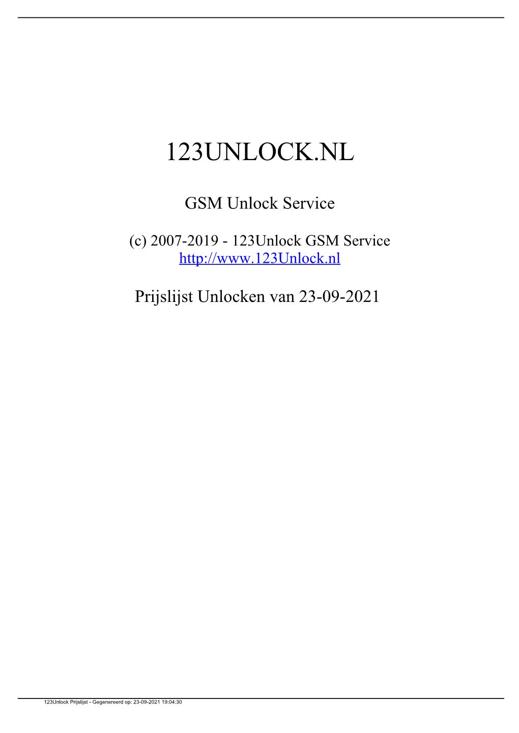 123Unlock.Nl