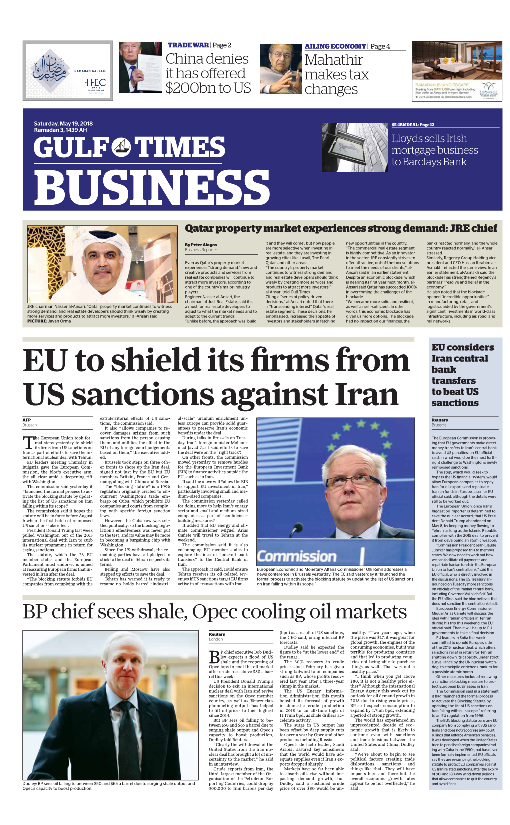 EU to Shield Its Firms from US Sanctions Against Iran