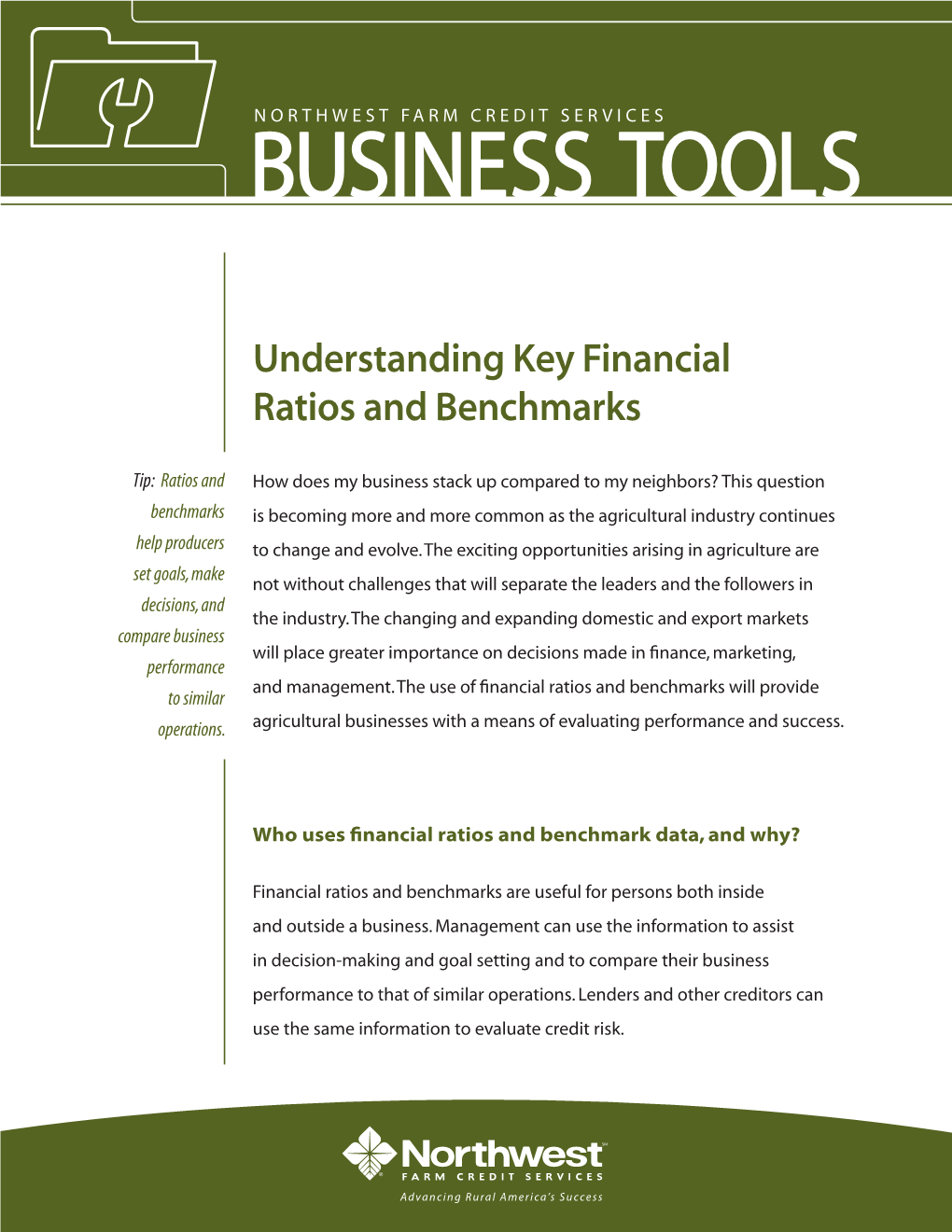 Understanding Key Financial Ratios and Benchmarks