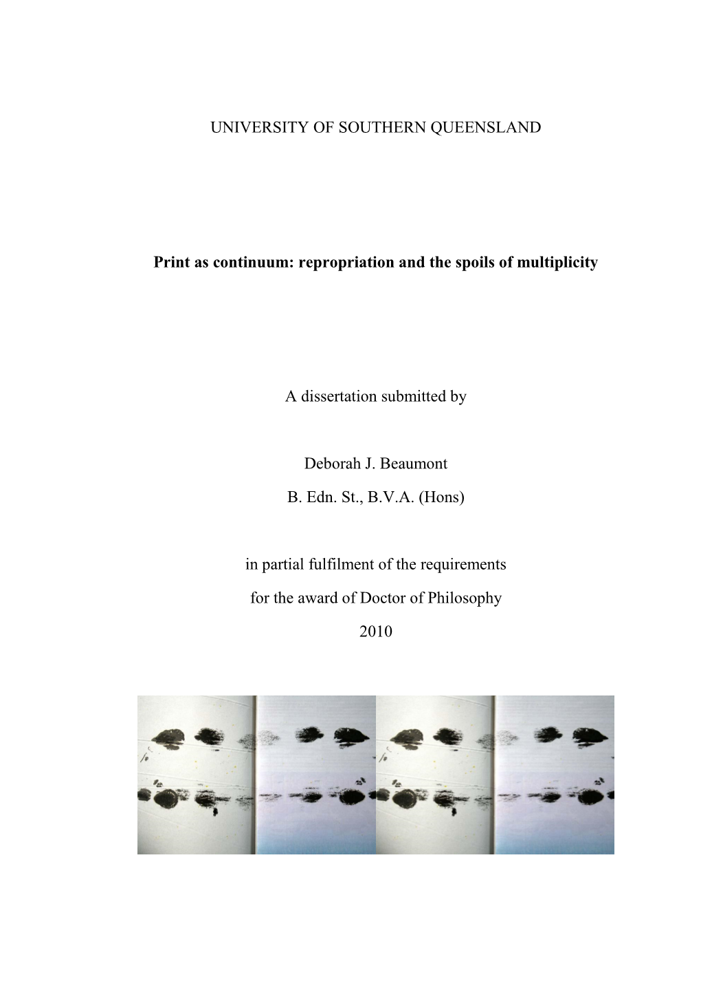 Print As Continuum: Repropriation and the Spoils of Multiplicity