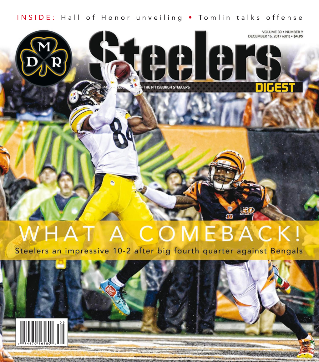 INSIDE: Hall of Honor Unveiling • Tomlin Talks Offense