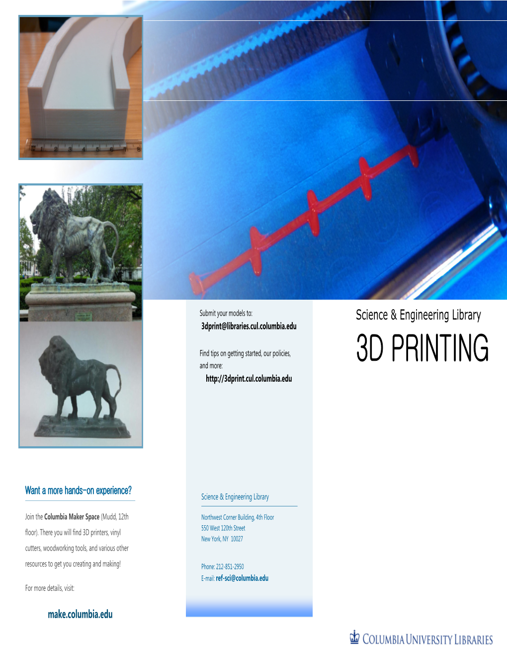 3D PRINTING and More