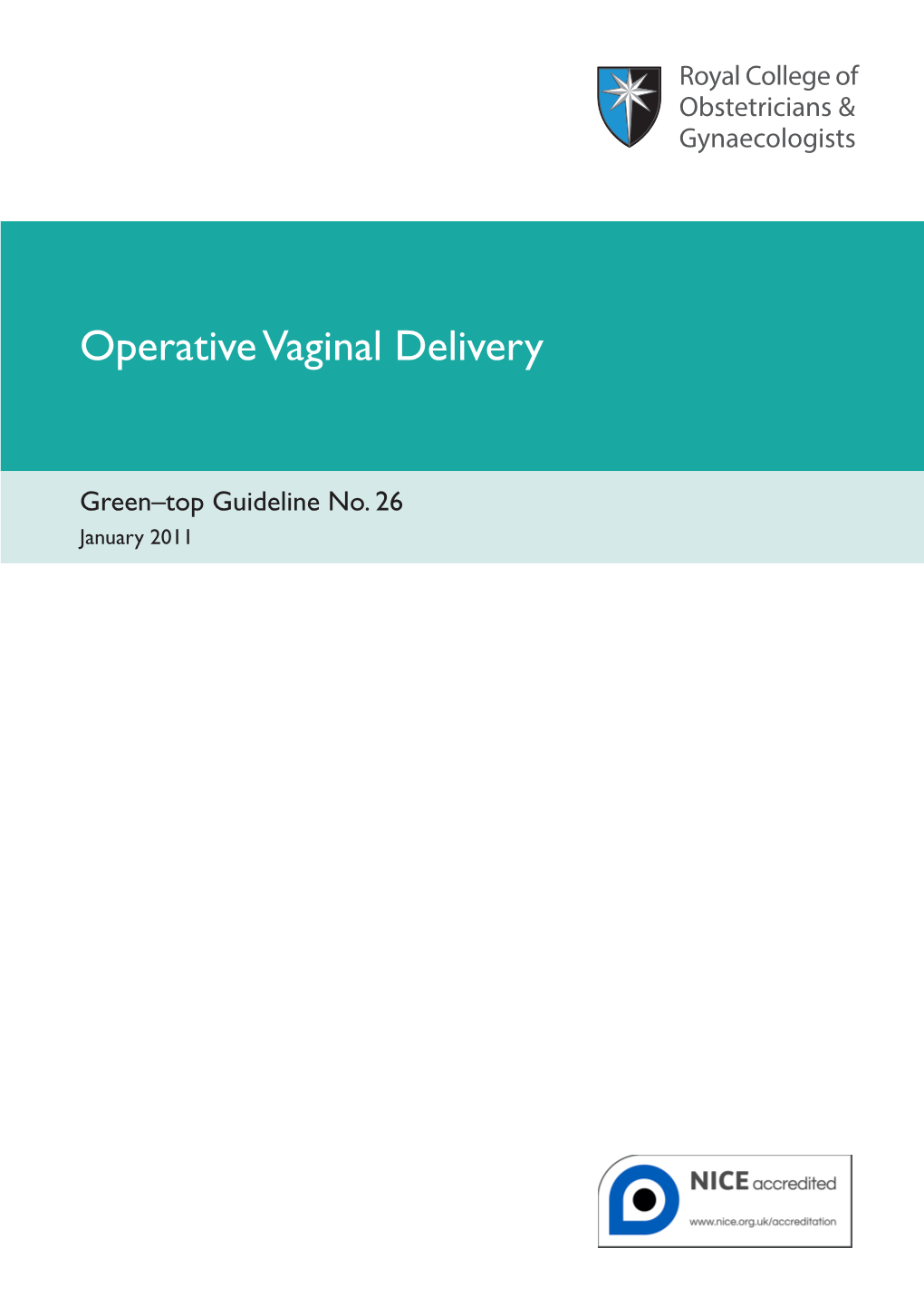 Operative Vaginal Delivery