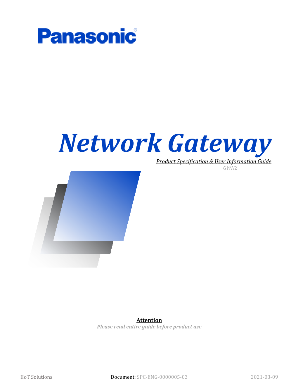 Network Gateway Product Specification & User Information Guide GWN2
