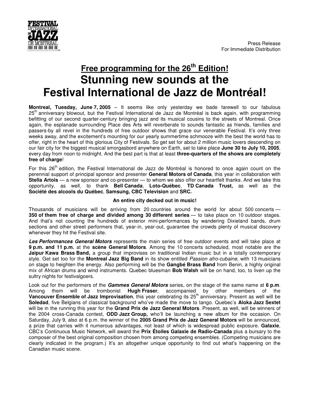 Stunning New Sounds at the Festival International De Jazz De Montréal!