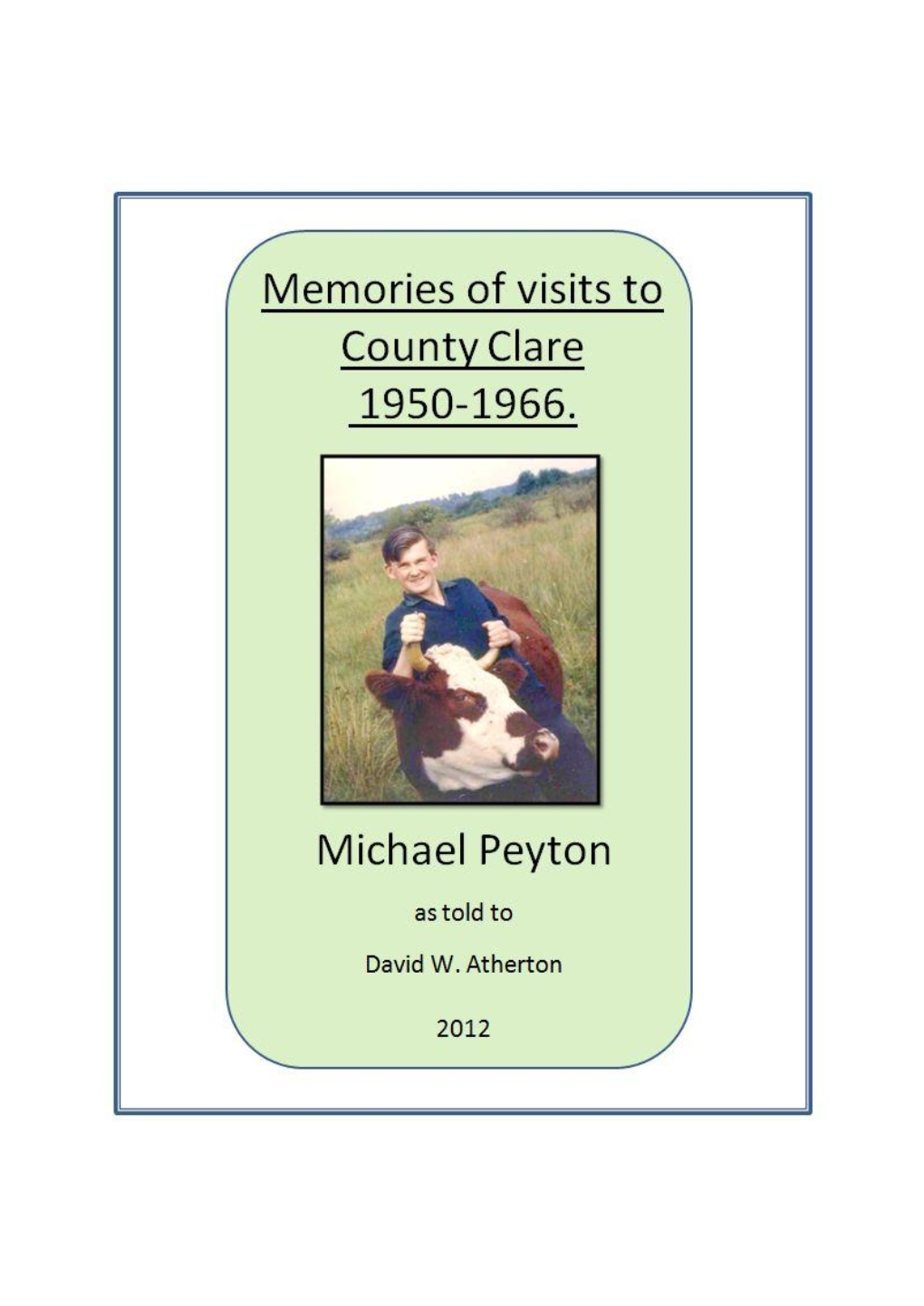 Peyton Clare Memories.Pdf