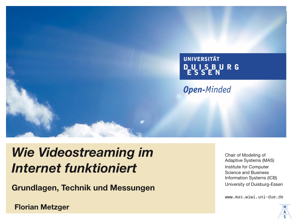 Wie Videostreaming Im Internet Funktioniert