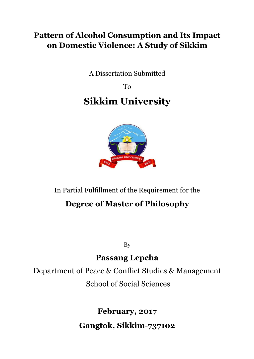 Sikkim University