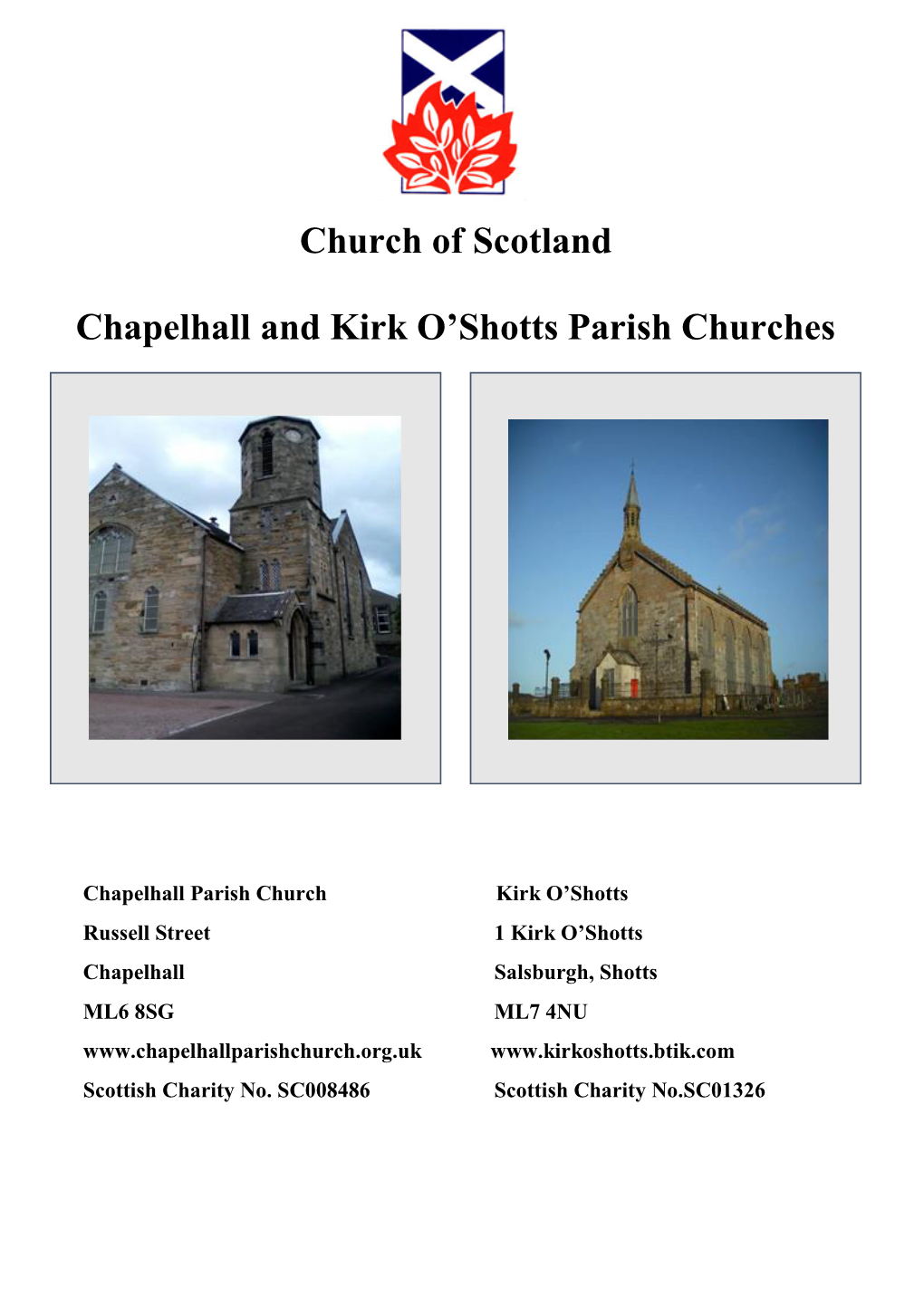 Church of Scotland Chapelhall and Kirk O'shotts Parish Churches