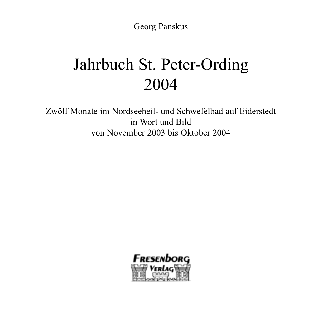 Jahrbuch St. Peter-Ording 2004
