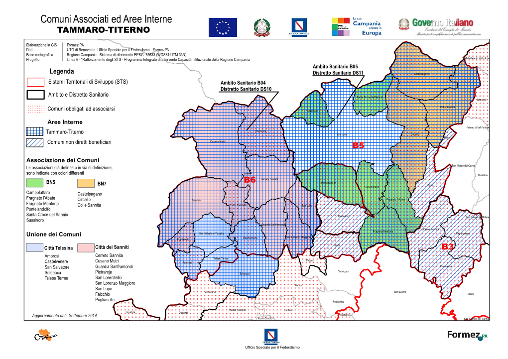 Comuni Associati Ed Aree Interne TAMMARO-TITERNO