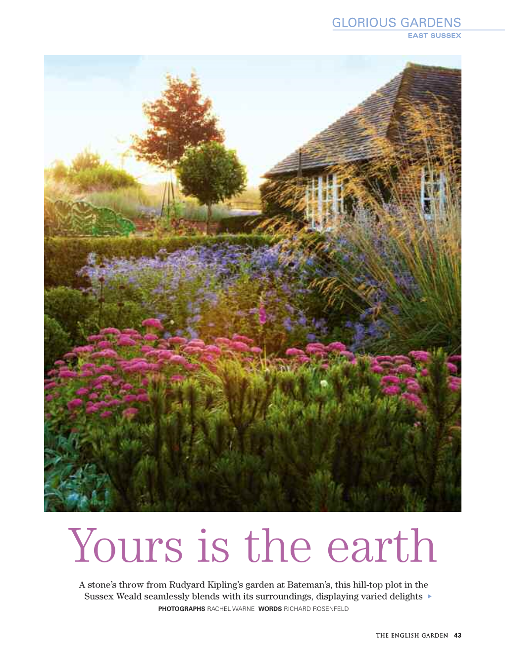Yours Is the Earth – Sep 2011