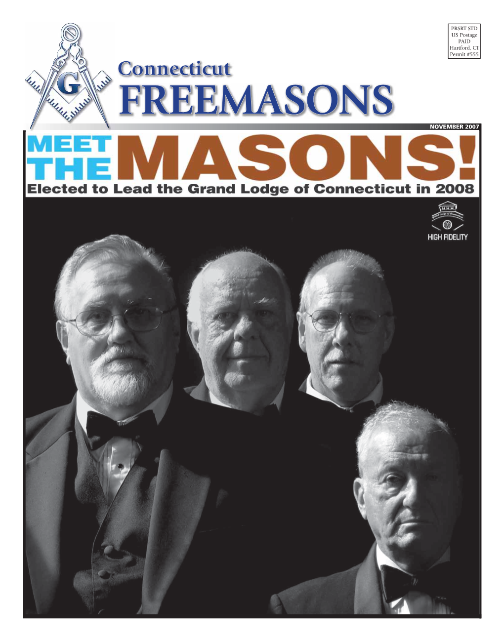 FREEMASONSREEMASONS NOVEMBER 2007 TABLE of CONTENTS Cconnecticutonnecticut