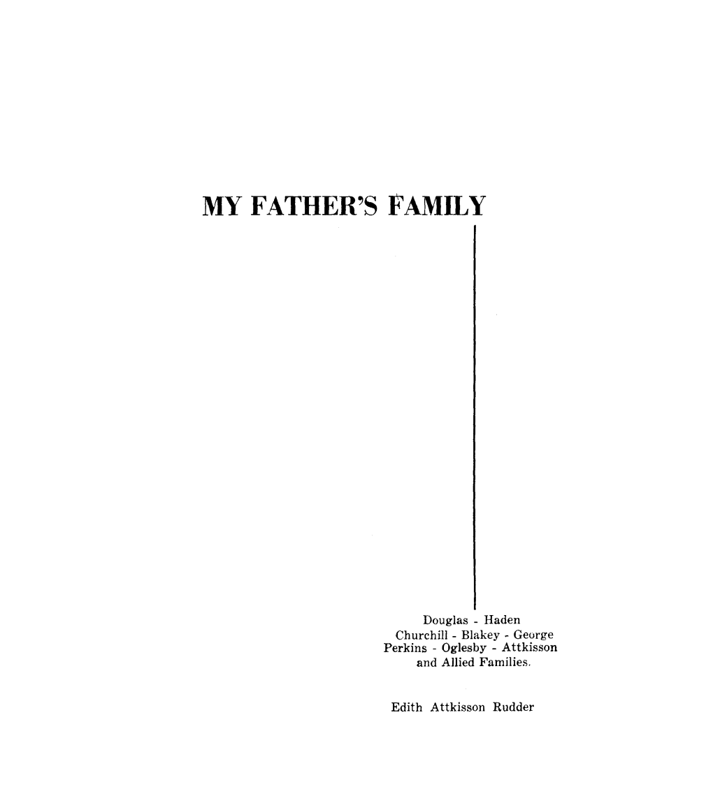 Oglesby - Attkisson and Allied Families