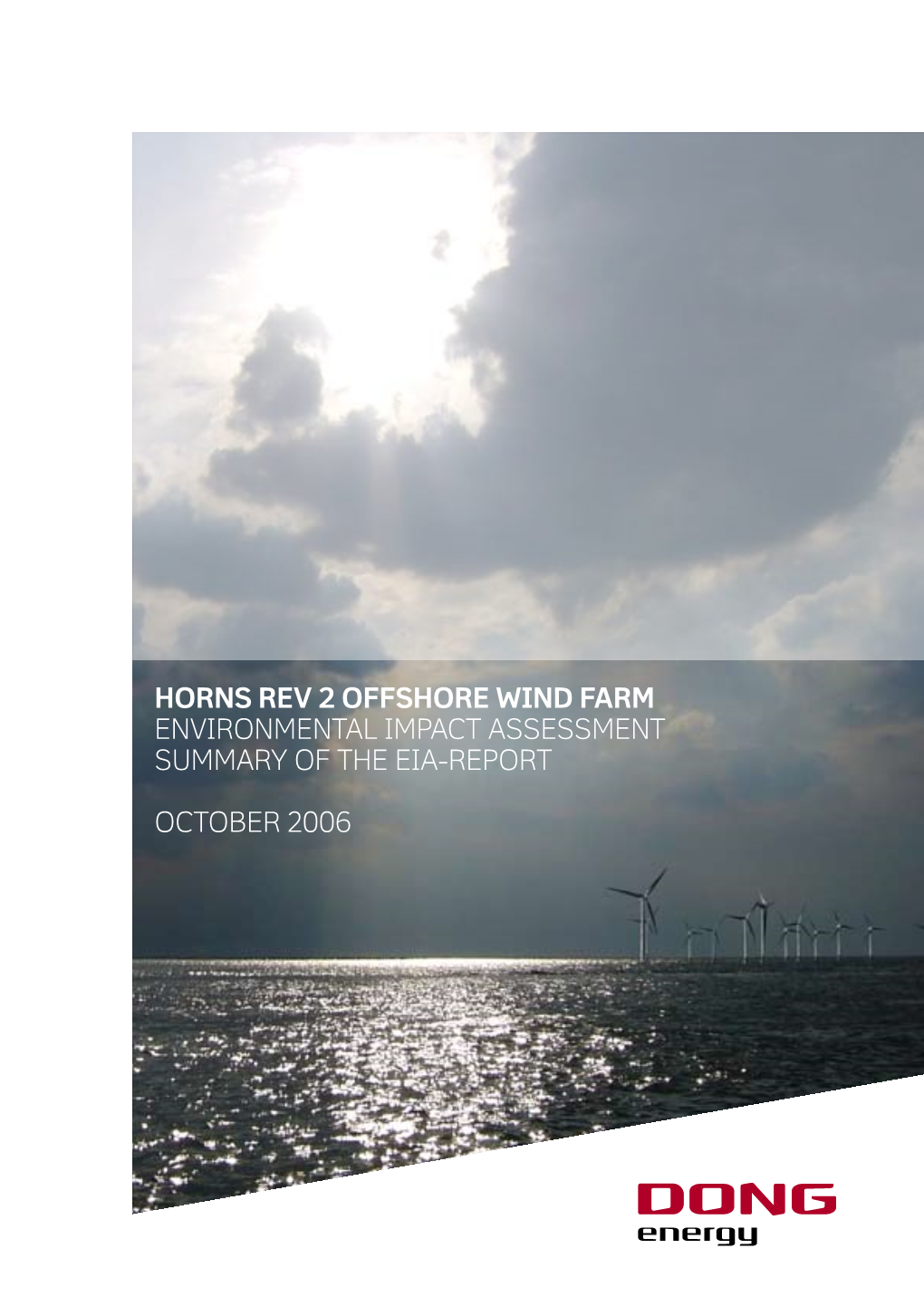 Horns Rev Offshore Wind Farm Environmental Impact Assessment
