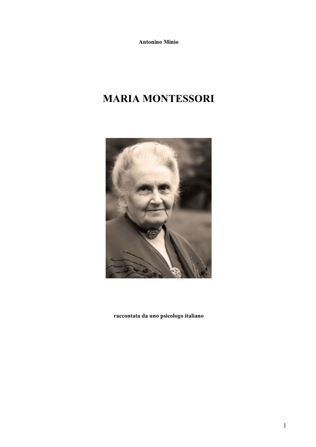 Maria Montessori