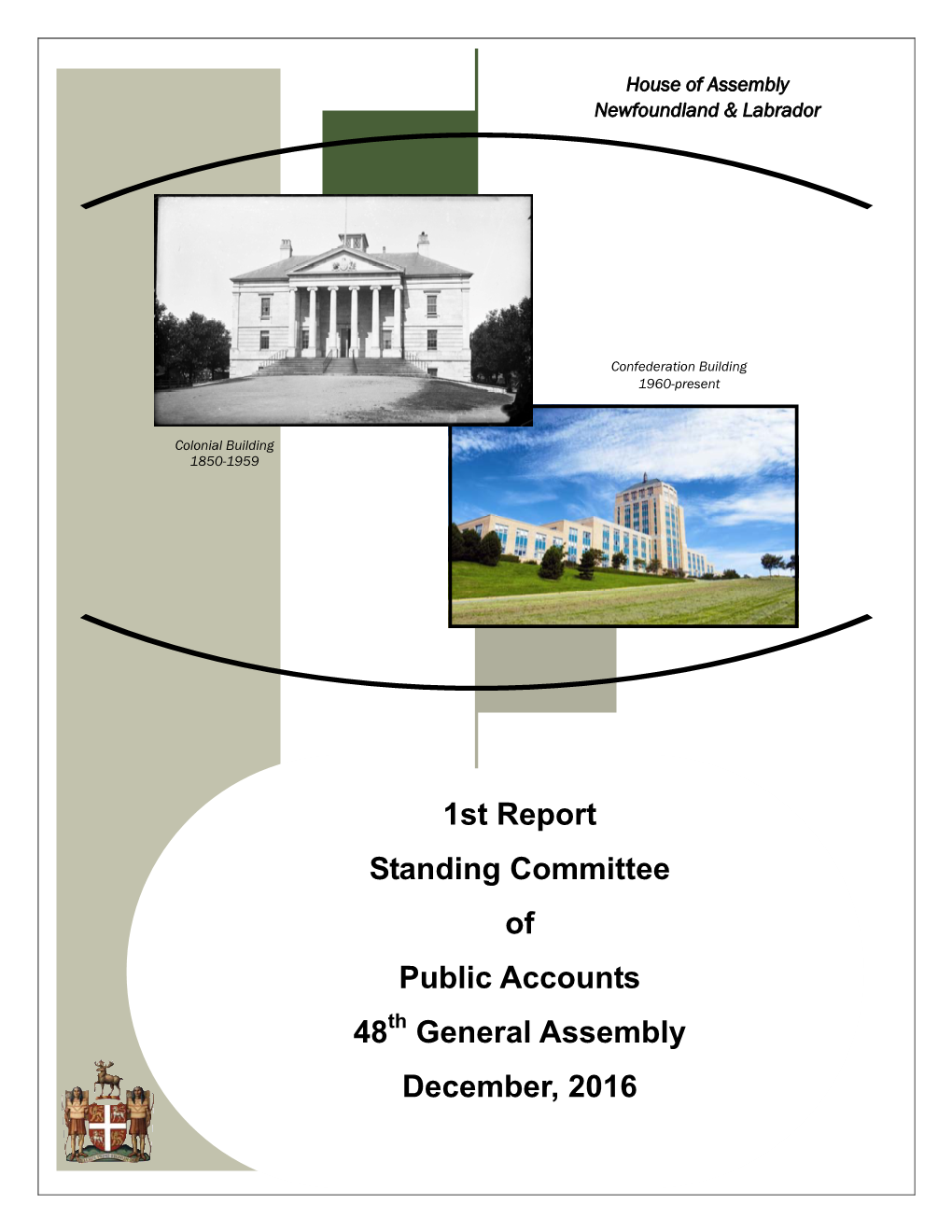 1St Report Standing Committee of Public Accounts 48 General