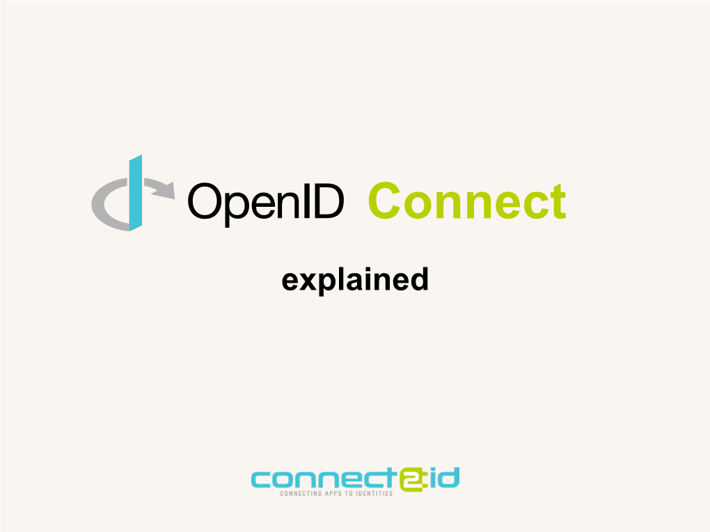 Openid Connect Explained