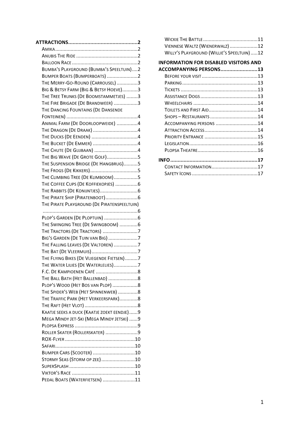 Guide Plopsaland De Panne