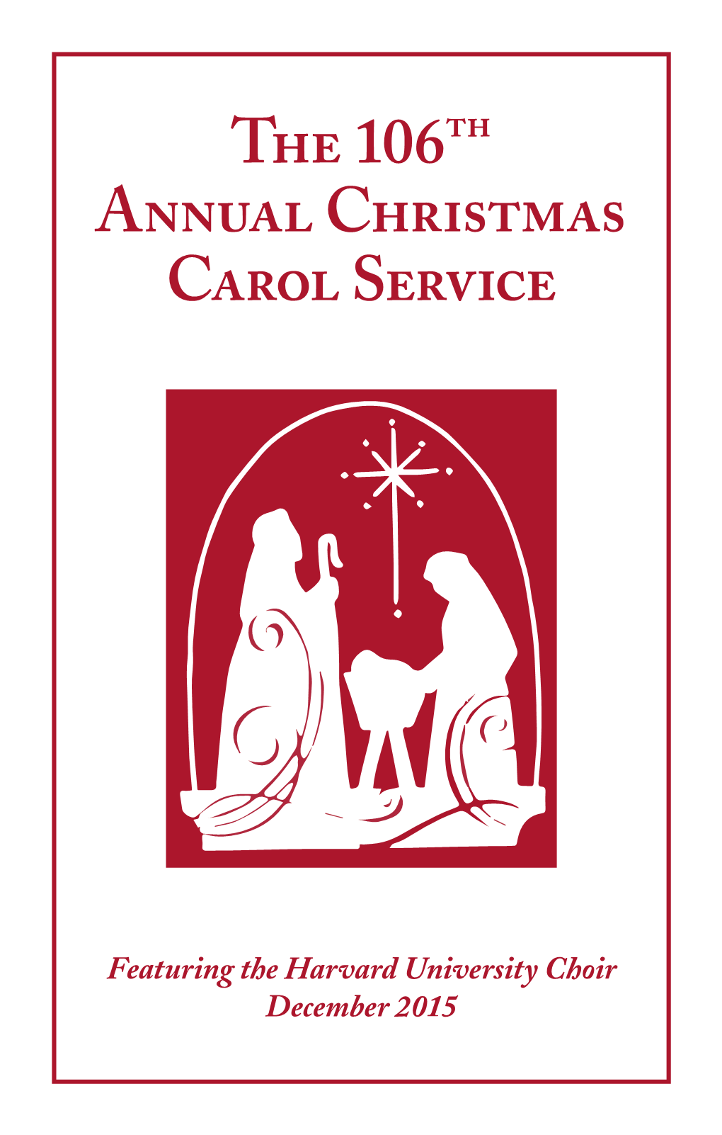 The 106Th Annual Christmas Carol Service