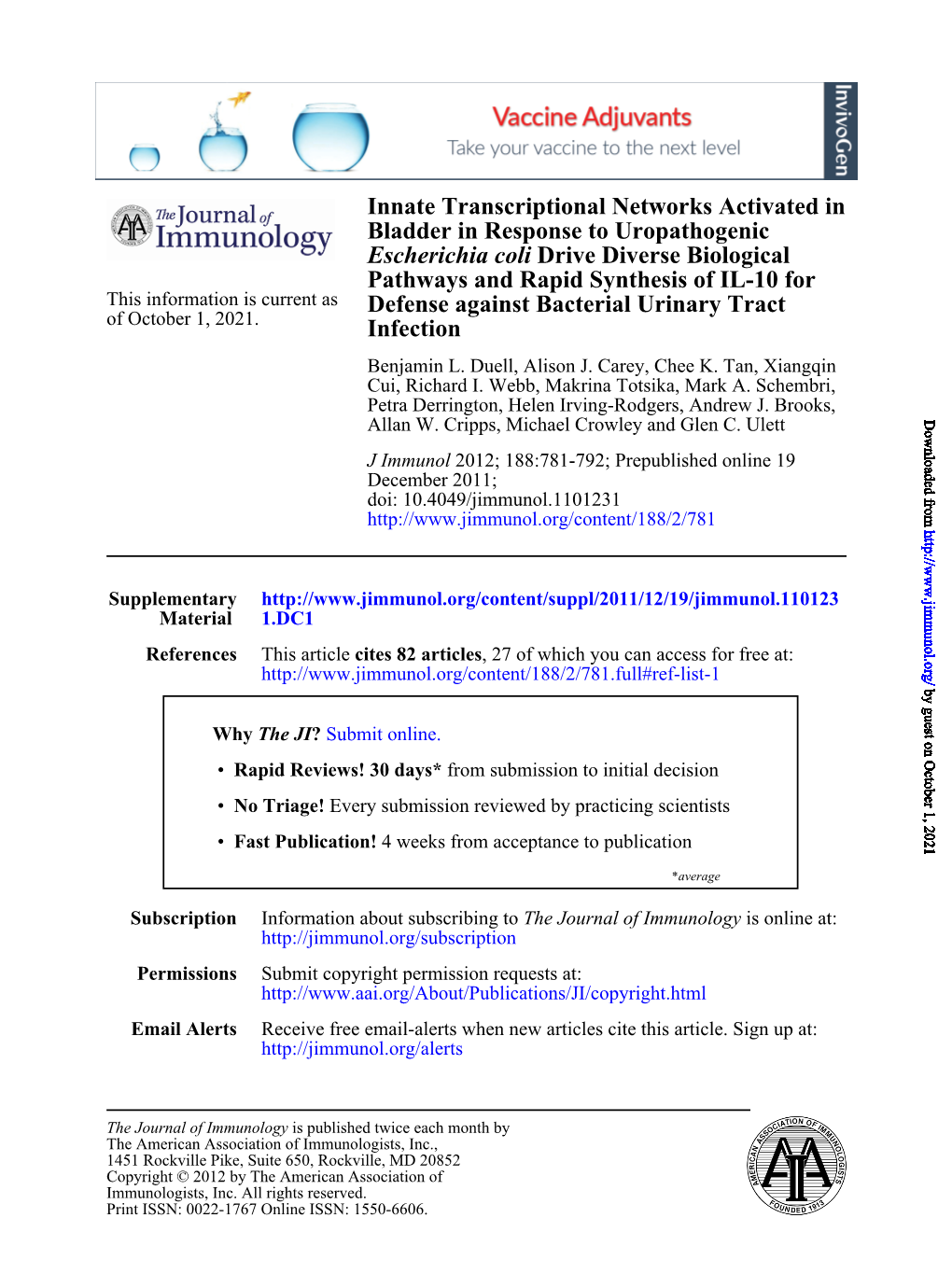 Infection Defense Against Bacterial Urinary Tract Pathways and Rapid Synthesis of IL-10 for Drive Diverse Biological Escherichia