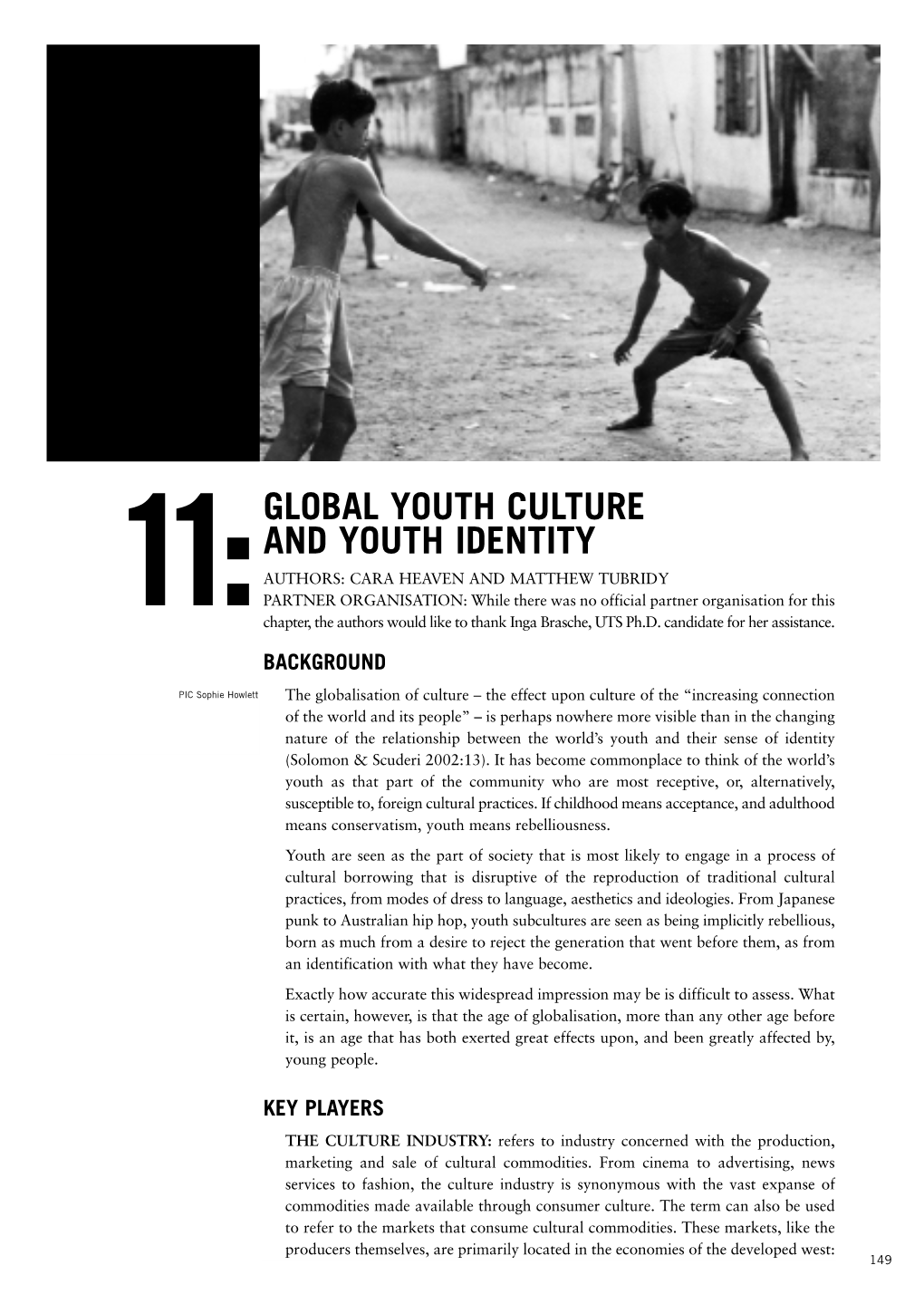 Global Youth Culture and Youth Identity