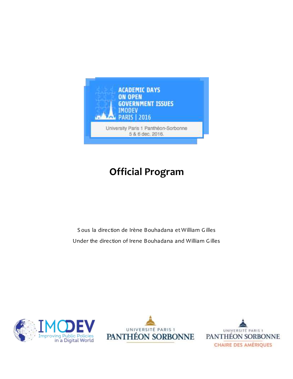 Official Program