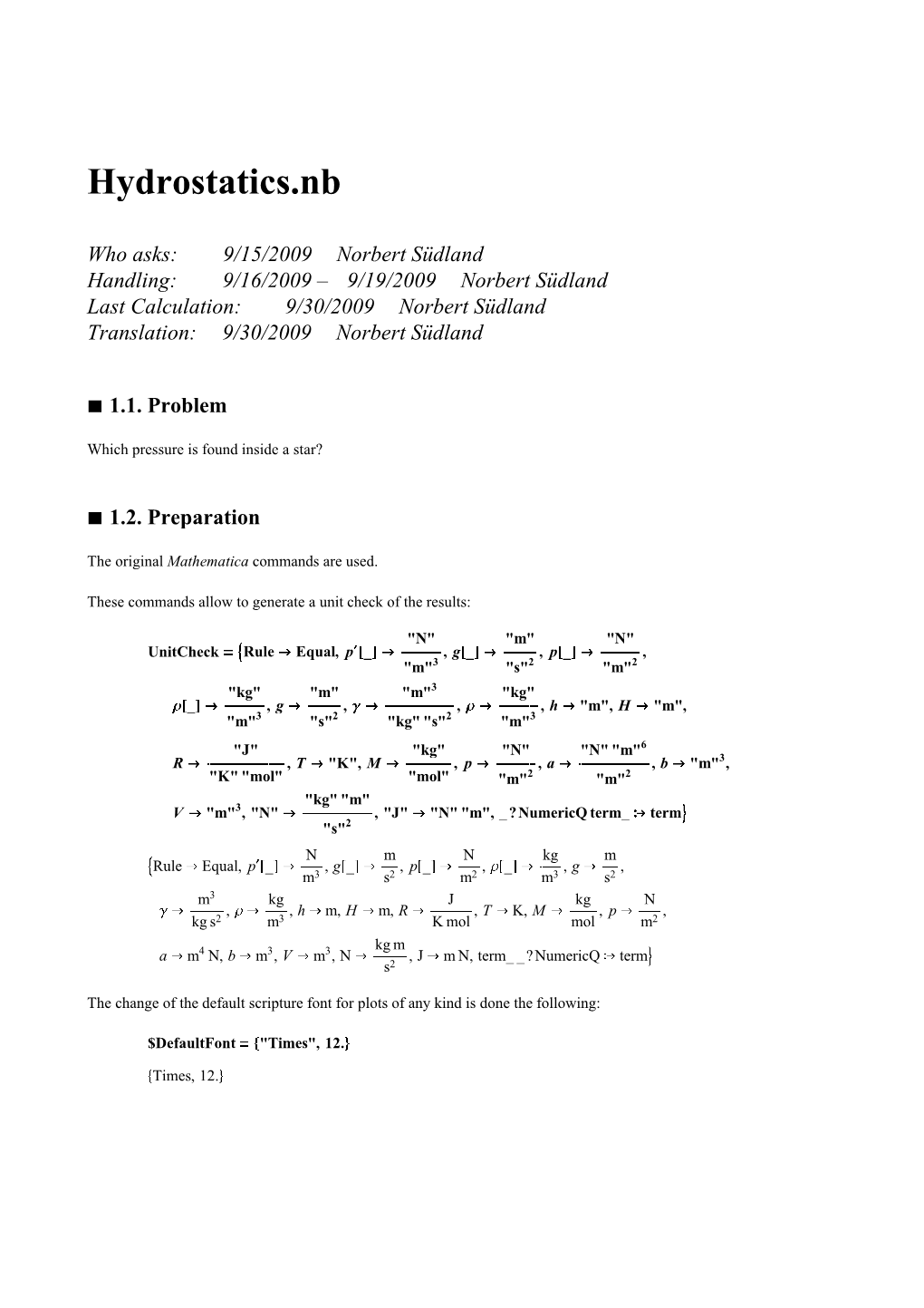 Hydrostatics.Nb