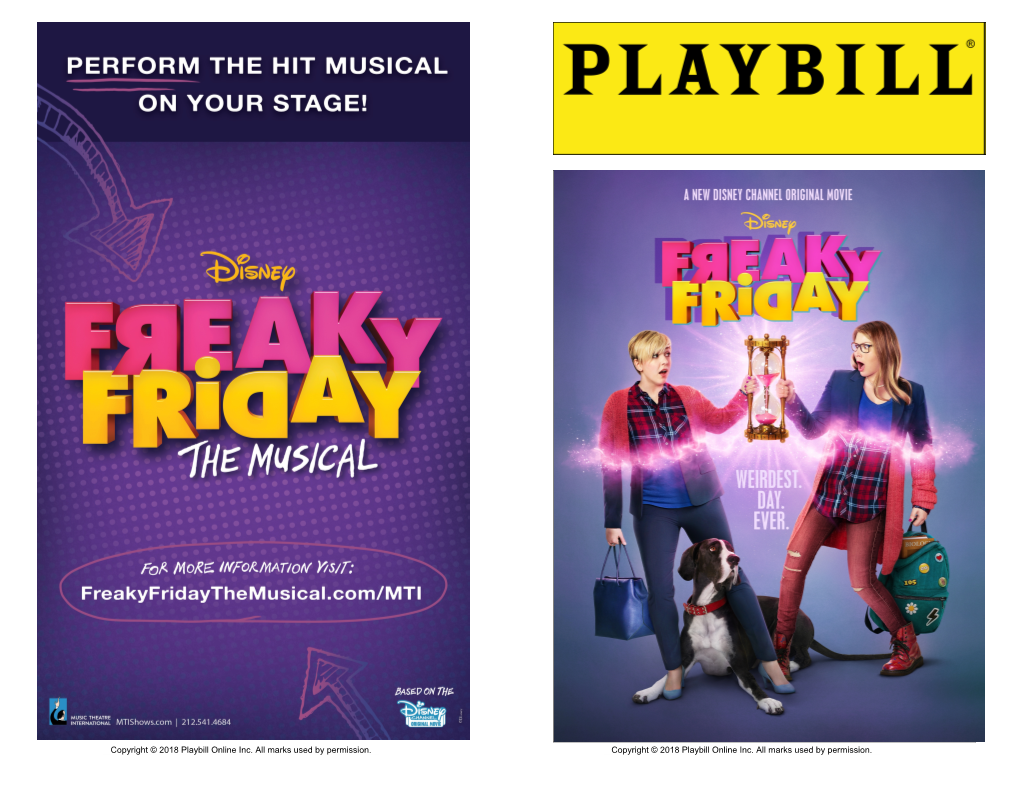 Copyright © 2018 Playbill Online Inc. All Marks Used by Permission