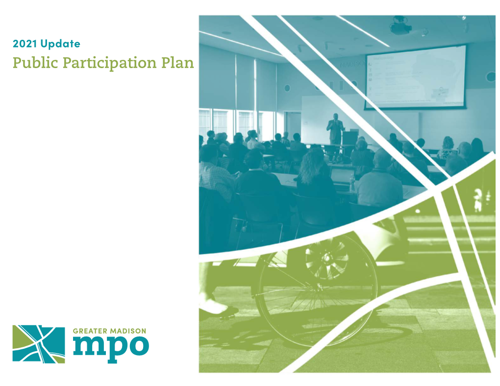 2021 Public Participation Plan for the Greater Madison MPO