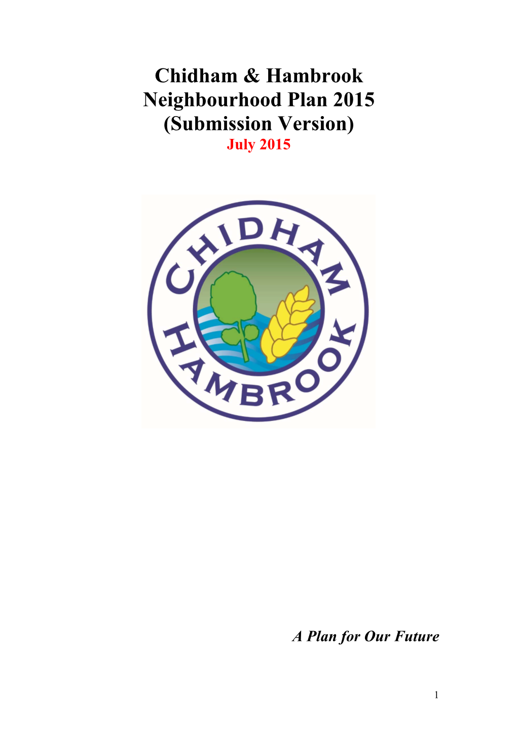 Chidham and Hambrook Neighbourhood Development Plan