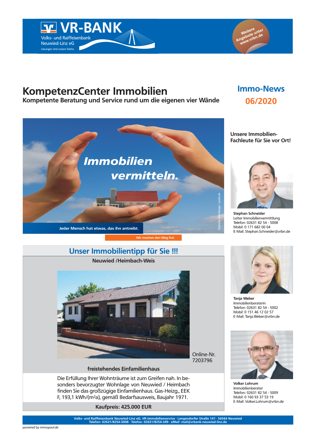 Kompetenzcenter Immobilien Immo-News Kompetente Beratung Und Service Rund Um Die Eigenen Vier Wände 06/2020