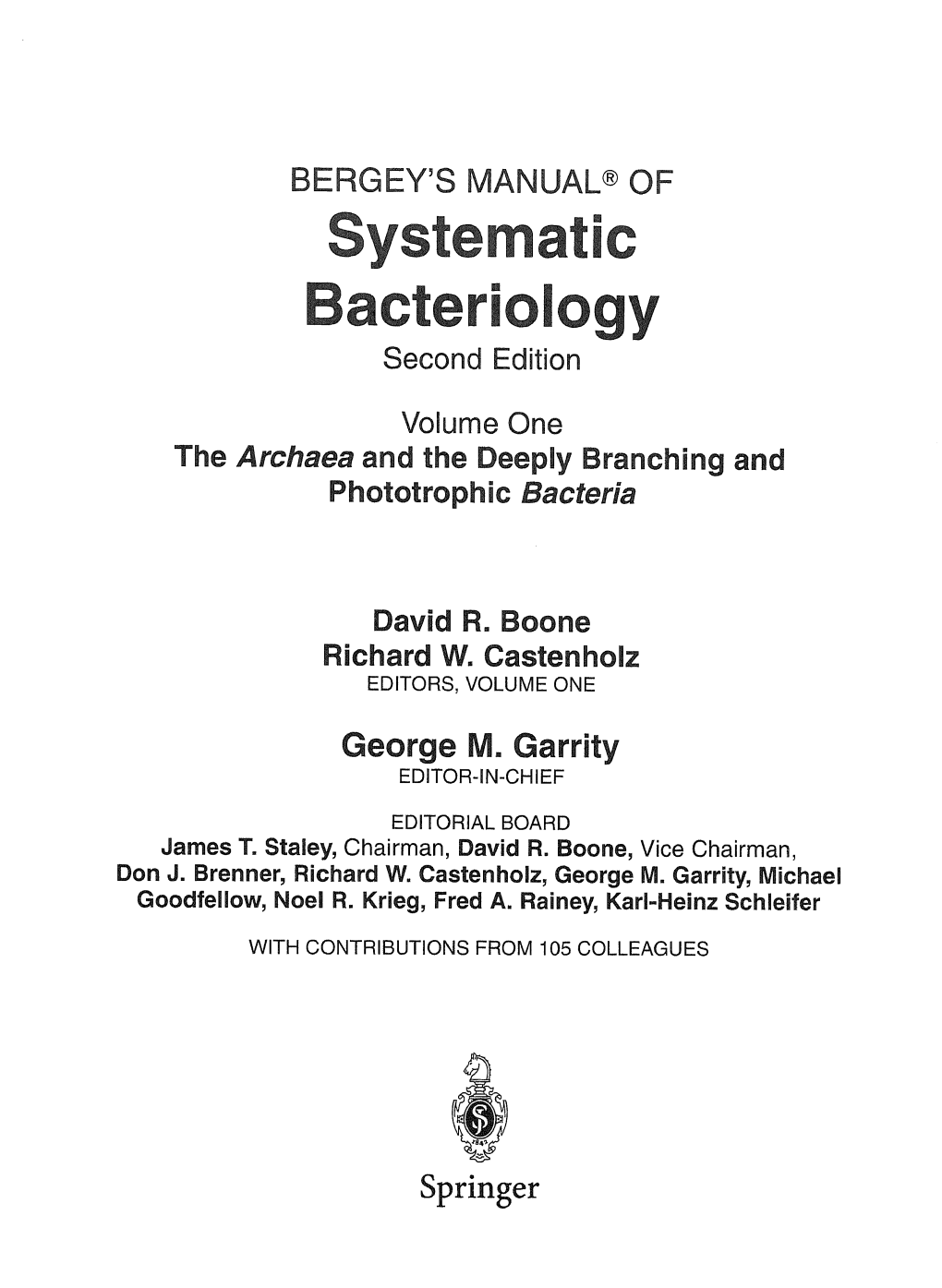 Bacteriology Second Edition