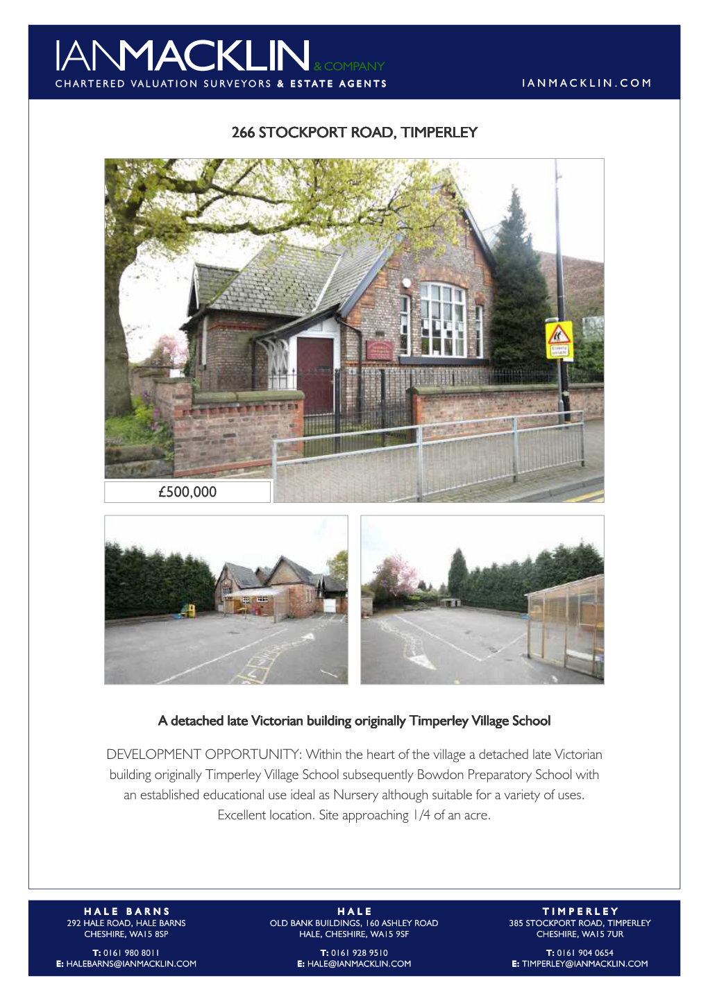 266 Stockport Road, Timperley £500,000