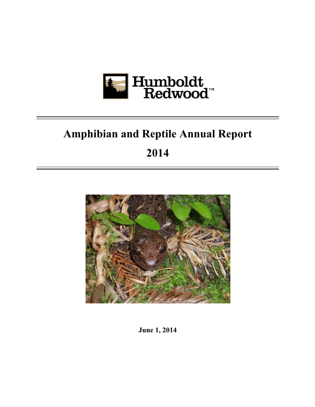 2013 Amphibian Reptile Report