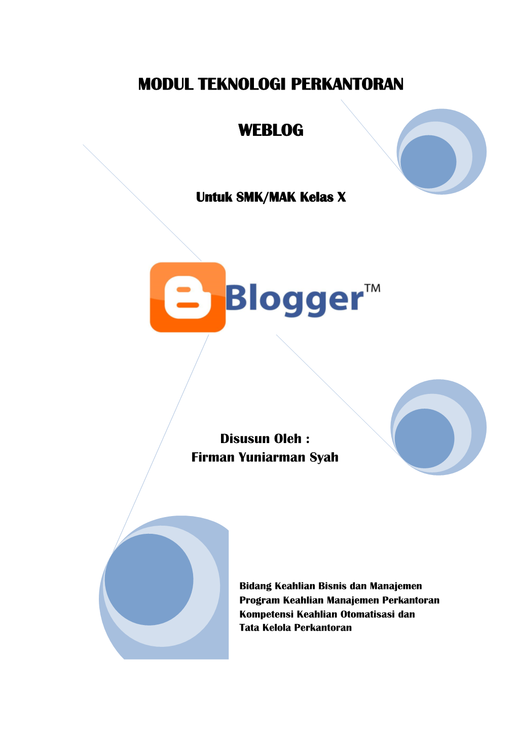 Modul Teknologi Perkantoran Weblog