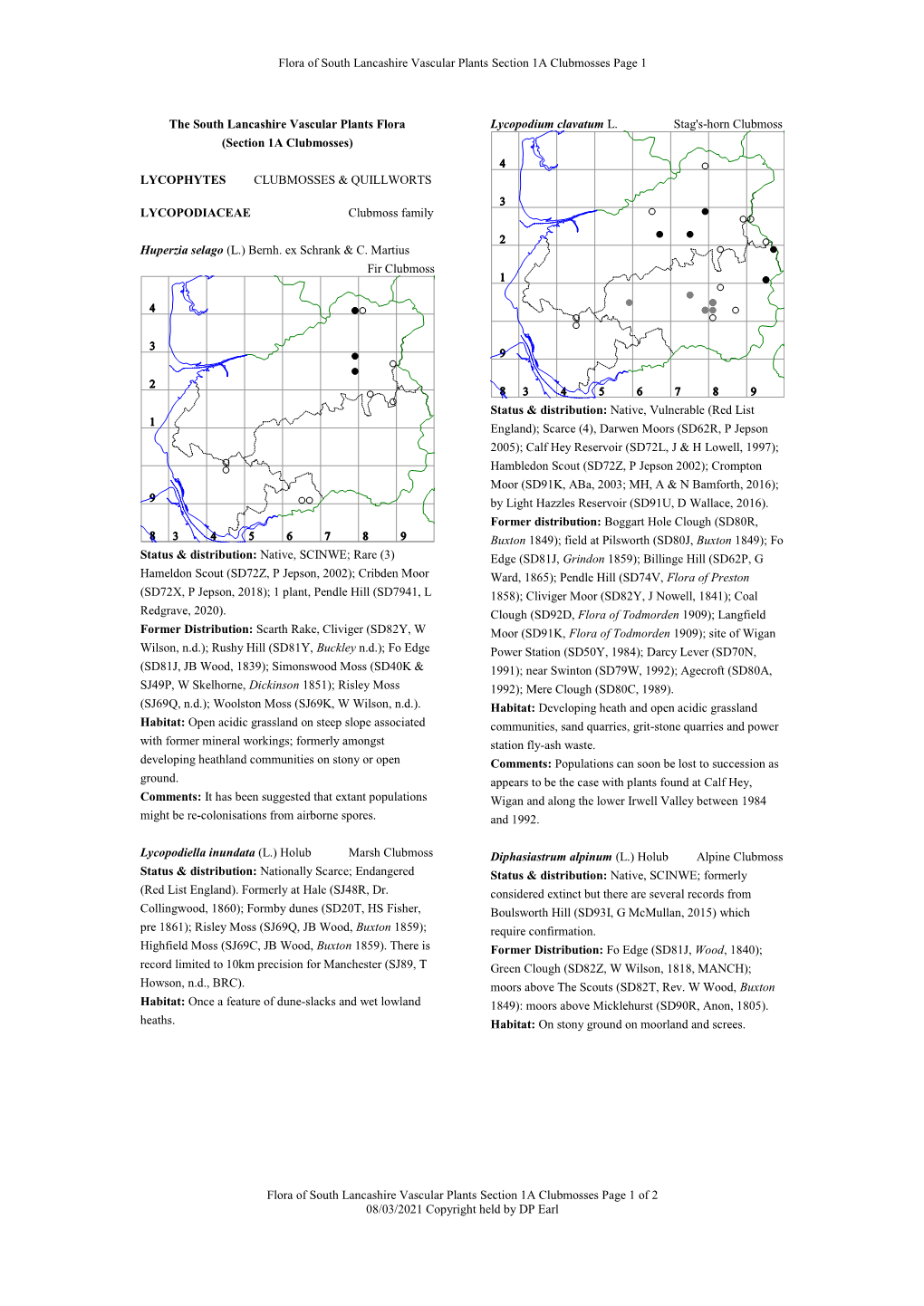 Clubmosses Page 1