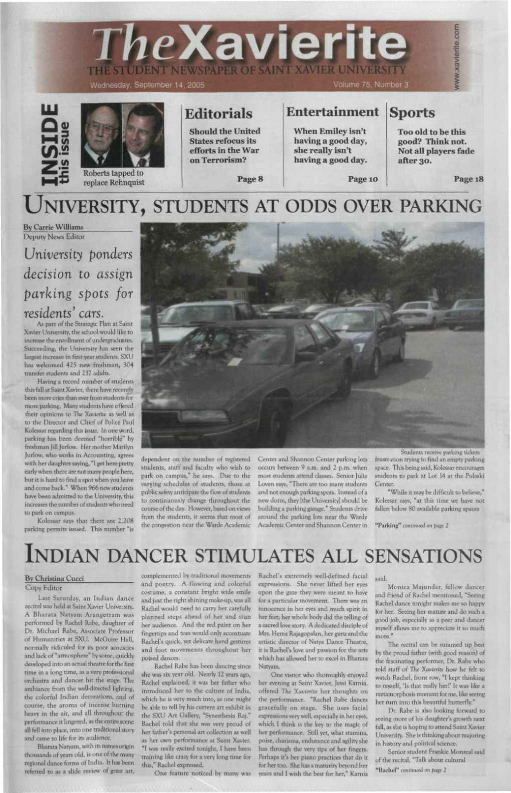 University, Students at Odds Over Parking Indian Dancer