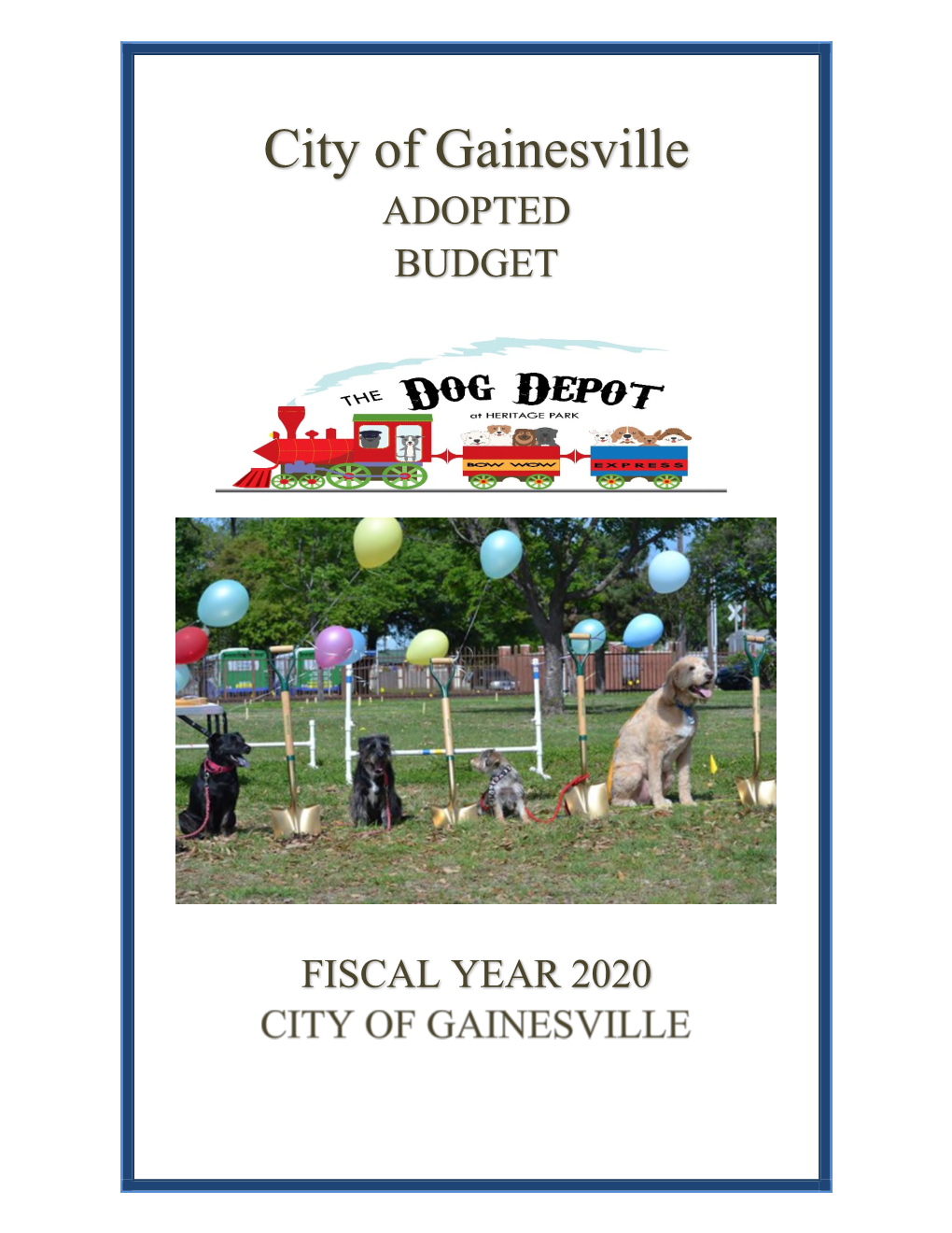 City of Gainesville ADOPTED BUDGET