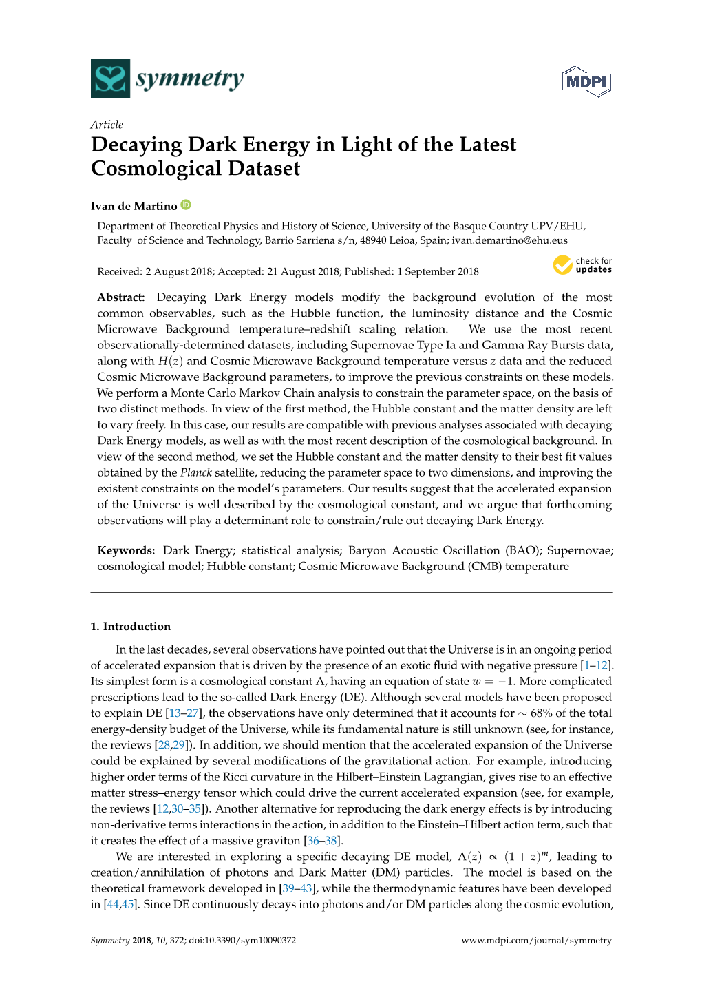 Decaying Dark Energy in Light of the Latest Cosmological Dataset