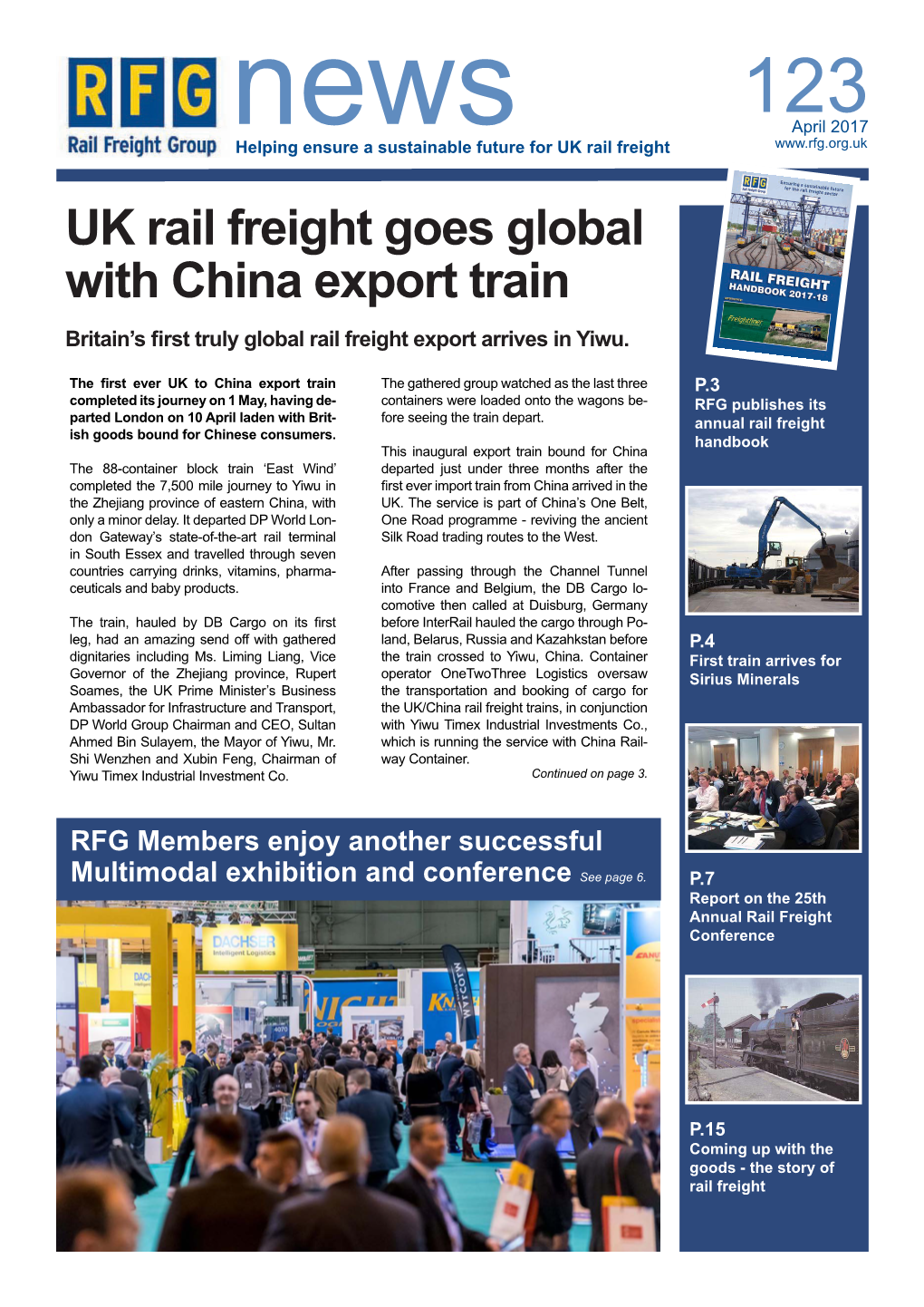 UK Rail Freight Goes Global with China Export Train Britain’S First Truly Global Rail Freight Export Arrives in Yiwu